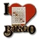 I Love Bingo Lapel Pin #66