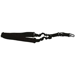 Bungee-Gewehrgurt Befestigung mit Karabiner schwarz