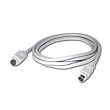 Cables To Go 02316 8-pin Mini-Din Male/Male Serial Cable, Charcoal (6 Feet/ 1.82 Meters)