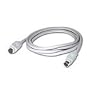 Cables To Go 02318 8-pin Mini-Din Male/Male Serial Cable, Charcoal (10 Feet/ 3.04 Meters)