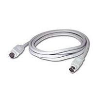 Cables To Go 02316 8-pin Mini-Din Male/Male Serial Cable, Charcoal (6 Feet/ 1.82 Meters)