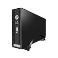 RaidSonic IB-NAS4210-B Icy Box NAS-System ohne Festplatten (1-Bay, SATA , USB, Ethernet, Bittorrent) schwarz