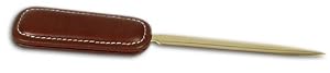 Rustic Brown Leather Letter Opener