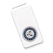 Sterling Silver Military Money Clip - U.S. Navy