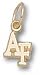 Air Force Falcons Solid 10K Gold ''AF'' 5/16'' Pendant