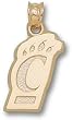 College Of Charleston Heart Charm/Pendant -14K/10K, Stainless Steel or Gold Plated