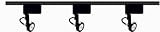 Nuvo Lighting TK315 3-Light Low Voltage, MR16 Gimbal Ring Track Light Kit, Black