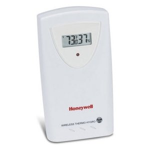 Honeywell TS34C Long Range Temperature and Humidity Sensor for Professional Weather Station TE923W, White