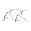 SKS P50 Chromoplastic Bicycle Fender Set (700c x 38-45 Tires, Silver)