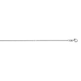Platinum 1.7mm Cable Chain Necklace - 16 Inch