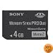 Sony 4 GB Memory Stick PRO Duo Flash Memory Card MSMT4G