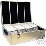 Childrens Toyshop  Electronics : CD DVD  ALUMINIUM Box Storage Case 800 Capacity With Sleeves