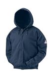 Bulwark SEH6NVXXL Zipper Sweatshirt Navy XX-Large