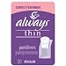 Health & Personal Care : Always Thin Pantiliners, Scented Regular (42689) - 20 pads/pack, 24pack