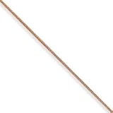 14k Rose Gold .9mm Round Snake Chain 20 Inches