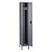 Knocked Down Locker, Single, 12x18x66In, Gray