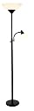 Adesso Piedmont Combo Torchiere, Black
