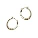 9ct Oval Creole Earrings