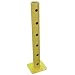 Work Area Protection 640-LE12 4 Piece Steel Leg Extensions/Leveler Set, 12" Height, Yellow