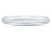 3 mm Milgrain Edge Comfort-Fit Men's Wedding Band in 14k White Gold