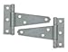 Battalion 1RCU6 T Hinge, Light, Steel, 3 Hole Leaf, PK 2