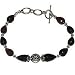 Smoky Quartz Bracelet Sterling Silver Jewelry 9.5 inches (brclt193)