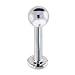 16 Gauge Solid 14KT White Gold Labret - 5/16" 4mm