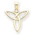 14k Angel Symbol Charm