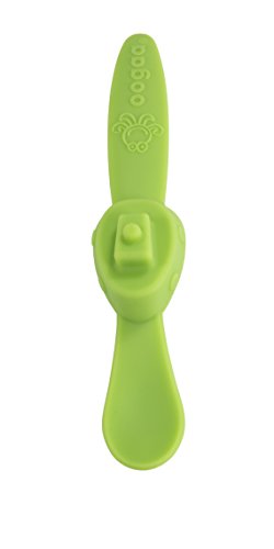 Oogaa Baby Mealtime Tugboat Spoon, Green