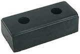 Industrial Grade 2MYP8 Dock Bumper, 10x3x4 1/2 In, PK4