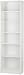 Tvilum 4806049 Dylan Bookcase, White