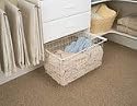Easy Track Closet 4" Wire Basket 24" x 4"