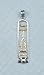Egyptian Cartouche Pendant with FRIEND in Ancient Egyptian Hieroglyphics - Open Style- in Gold, Silver, or Silver with Gold Symbols