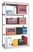 HALLOWELL RIVETWELL SINGLE RIVET BOLTLESS SHELVING - 36 WIDE PARTICLE BOARD DECKING (HHPB3612)