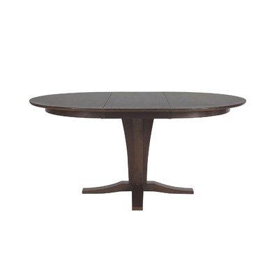 Cosmopolitan Milano Pedestal Table Dark Walnut