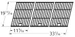 Universal Cast Iron Cooking Grid 19 13/16" x 33 3/16"