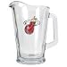 Miami Heat NBA 60oz Glass Pitcher - Primary Logo