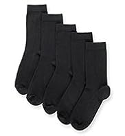 5 Pairs of Freshfeet™ Cotton Rich School Socks