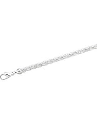 Solid Wheat Chain Sterling Silver Ch267 24 Inch