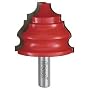 Freud 99-478 Chair Rail Router Bit Lower Profile 1/2 inch Shank Matches Industry Standard Profile #300