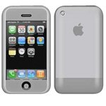Clear Silicon Sleeve Without Belt Clip For Apple IPhone