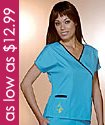 Baby Phat - Scrubs - Baby Phat Mock Wrap Scrub Top
