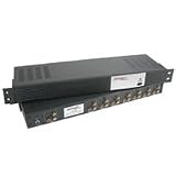 7-Output Composite Video + Stereo Audio Distribution Amplifier 1RU