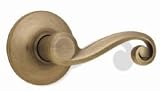 Kwikset 405LL-5 LH RCAL RCS Antique Brass Lido Entry Lever