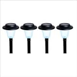 Westinghouse Solar Lighting 401014-08 Bristol 4 Piece Solar Light Set in Black