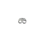 Poussette fermoir Boucle d'oreilles Argent Massif