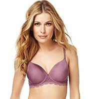 Textured Lace Mesh Lightweight Full Cup T-Shirt A-DD Bra