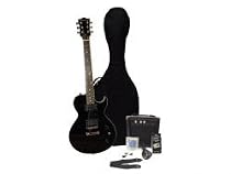 Electric Guitar Pack (LP Style) - Black - Guitar and Amp