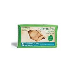 Seventh Generation Chlorine Free Diapers - Case of 4 Size: Newborn
