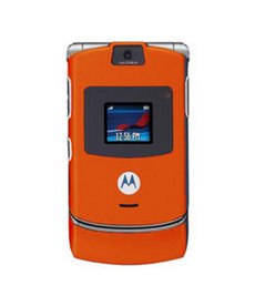 Electronics: MOTOROLA V3 ORANGE RAZR UNLOCKED BLUETOOTH